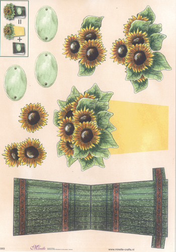 Sunflower Pot - 0003N
