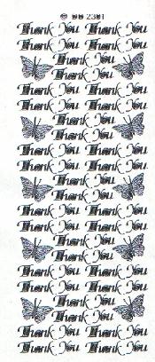 008S-Peel Thank You Silver - DD2301
