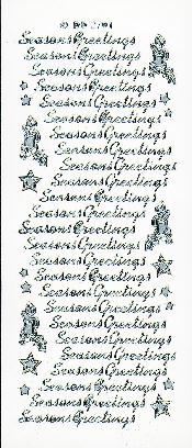 023G-Peel Seasons Greetings Gold - DD2701