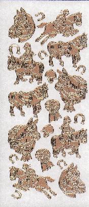 035G-Peel Horses 1 Gold - DD5810