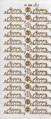 039S-Peel Happy Mothers Day Silver - DD2257