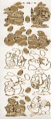 044G-Peel Easter 3 Animation Gold - DD7103