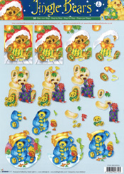 Christmas Jingle Bears. - 04JB