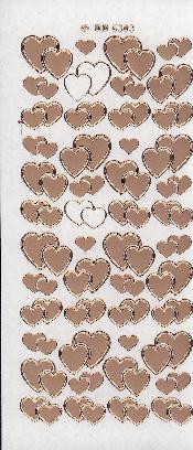 052G-Peel Hearts Gold - DD6303