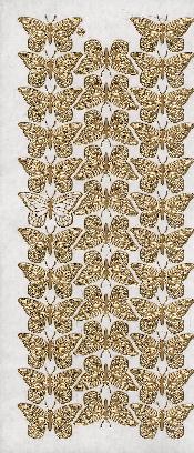 053G-Peel Butterflies Gold - DD5811