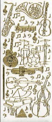 067G-Peel Musical instruments Gold - 9334249