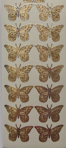 070S-Peel Butterflies Holographic Silver - XP5811