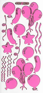 079SPK-Peel Party Balloons Colour: Soft Pink - XP6414