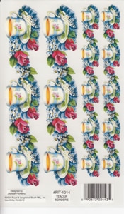 EZ Rub On Teacup Borders - 1014FIT