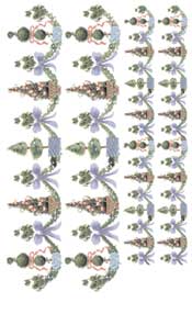 Topiary Borders Rub On - 1023LAN