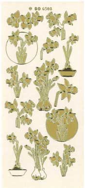 103G-Peel Daffodils Gold - DD6508