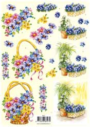 Flowers in a Basket - 118547
