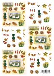 Geese and Topiary - 118584