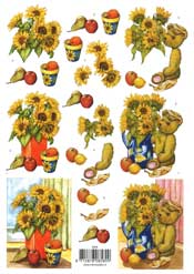 Sunflowers and Teds - 118589