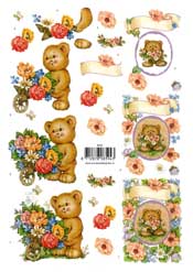 Flower Teddy - 118594