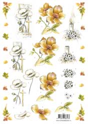Black and White Flowers - 118647