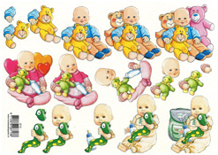 Boy / Girl with Toys - 118713