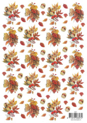 Winter Leaves and Conkers - 118807