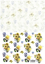 Bee Holding Flowers - 118909