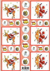 Santa with Riendeer - 118951