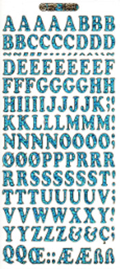 118SB-Peel Capital Letters Holographic Sky Blue - XP1551