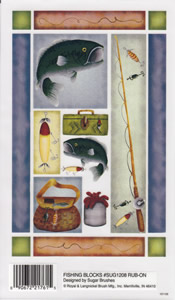 EZ Rub On Fishing Blocks - 1208SUG