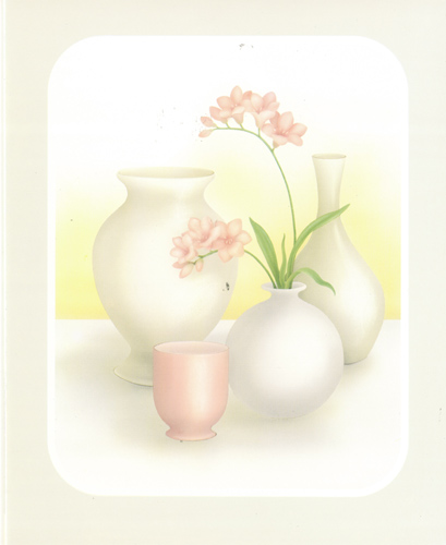 Vase of flowers 2 pack of 5 - 123431