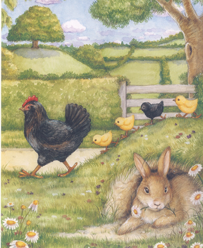 Farmyard Friends 10 X 8 Pack of 6 Prints - 123471