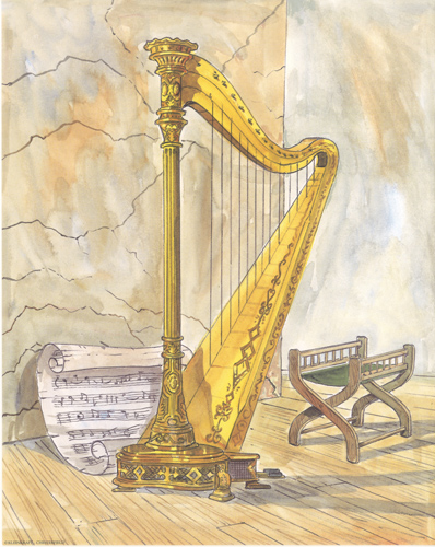 Harp 10 x 8 pack of 6 prints - 123477
