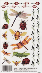 EZ Rub On Insect Collection - 1484TIP