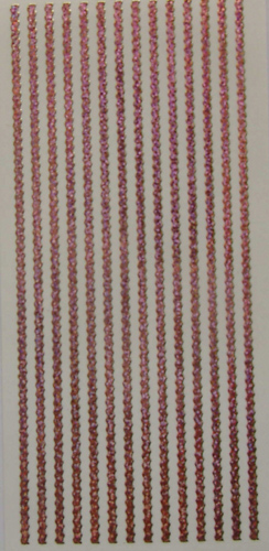 148PK-Peel Wigley Borders Holographic Pink - XP6581