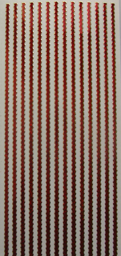 148R-Peel Wigley Borders Holographic Red -XP6581