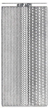 152ST-Peel Borders 3 Different designs Silver Transparent - XP6571