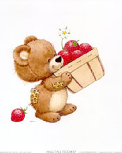Strawberry Fun Print Size 8 x 6 - 1542