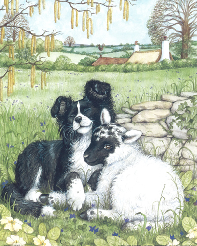 Dogs with Farmyard Friends 2 10 x 8 - 159