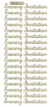 Evening Invitation Silver - 163S-Peel