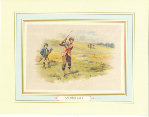 Golf 10 x 8 1 pack of 6 prints - 1668