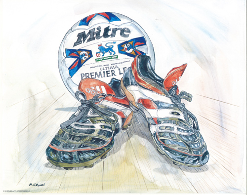 Football 10 x 8 1 pack of 6 prints - 1670