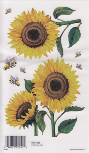 EZ Rub On Sunflowers - 1683REC