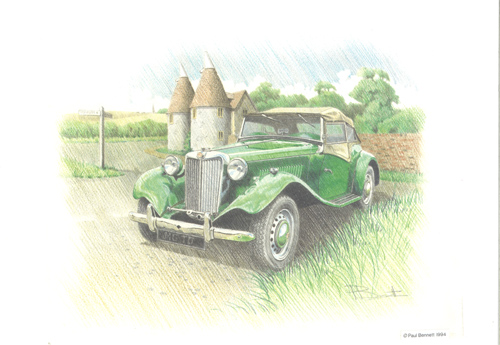Cars MG TD 1 pack of 6 prints - 1693