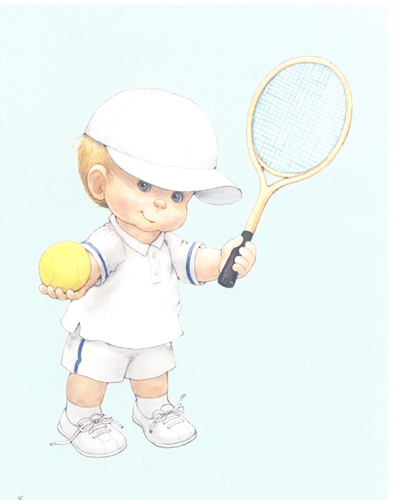 Morehead Tennis Boy - 1738