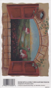 EZ Rub On Room With A Lovely View - 1802JAR