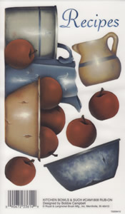 EZ Rub On Kitchen Bowls and Such - 1808CAM