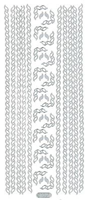 182S-Peel Borders and Corners Silver -9344208