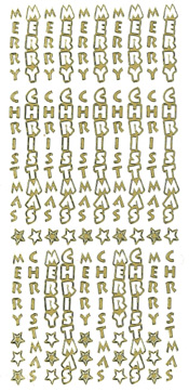 Merry Christmas Vertical Silver - 183S-Peel