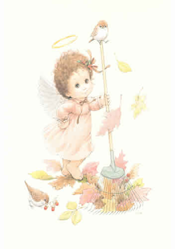 Autumn Angel Size 10 x 8 - 1843