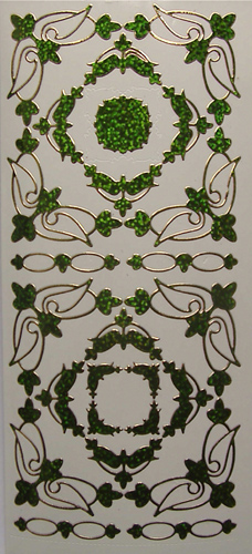 Frames Square Holographic Green - 188GR-Peel