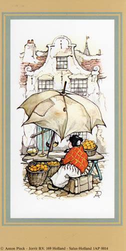 The Orange Seller Size 3 x 5 - 1914