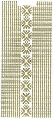 195G-Peel Borders And Corners Gold - DD6585