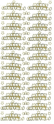 Merry Christmas Gold - 197G-Peel